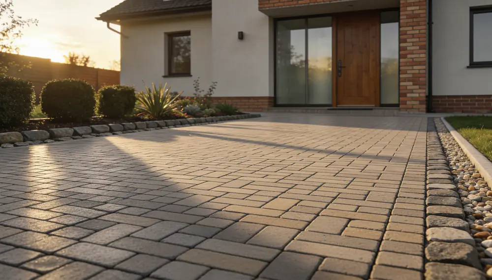 Укладка тротуарной плитки, отмостки и садовых дорожек в Борисове